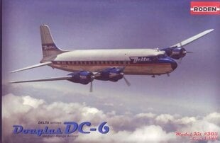 Модель для склеивания Roden 304 DC-6 1/144 цена и информация | Склеиваемые модели | kaup24.ee