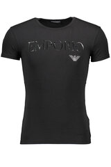 Мужская футболка Emporio Armani, черная цена и информация | Emporio Armani Одежда, обувь и аксессуары | kaup24.ee