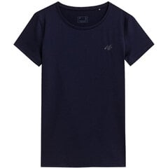 Женская футболка 4F W H4L22, синяя цена и информация | Женские футболки | kaup24.ee