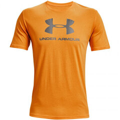 Spordi T-särk Under Armor Sportstyle Logo SS T-särk M 1329590-755, oranž hind ja info | Meeste spordiriided | kaup24.ee