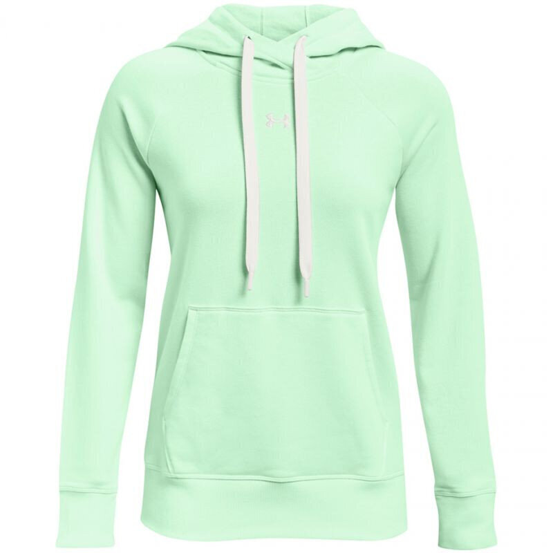 Naiste dressipluus Under Armor Rival Fleece HB Hoodie W 1356317-335, roheline цена и информация | Naiste pusad | kaup24.ee