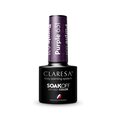 Стойкий гибридный лак для ногтей Claresa Purple 631, 5 г