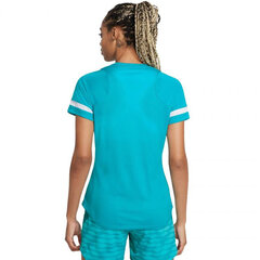 Женская футболка Nike NK Df Academy 21 Top Ss W CV2627 356, синяя цена и информация | Футболка женская | kaup24.ee