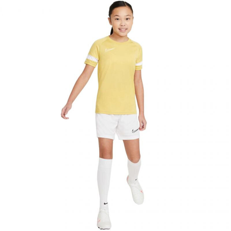 Laste T-särk Nike NK Df Academy21 Top SS Jr CW6103 700, kollane цена и информация | Poiste särgid | kaup24.ee