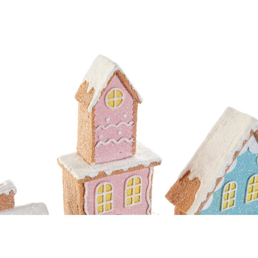 Dekoratiivne kujuke DKD Home Decor Resin House, 45 x 7,5 x 25 cm hind ja info | Sisustuselemendid | kaup24.ee