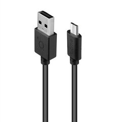 Kaabel Mikro USB ACME CB1012, must, 2m hind ja info | Mobiiltelefonide kaablid | kaup24.ee