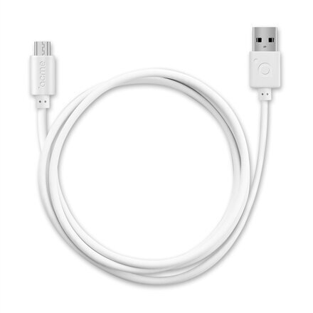 Acme CB1012W Micro USB, USB A, 2 m, Whit hind ja info | Mobiiltelefonide kaablid | kaup24.ee