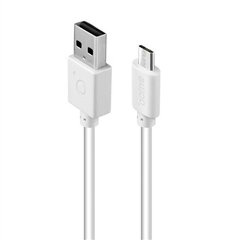 Acme CB1012W Micro USB, USB A, 2 m, Whit цена и информация | Acme Мобильные телефоны, Фото и Видео | kaup24.ee