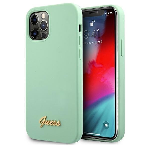 Telefoniümbris Guess GUHCP12MLSLMGGN iPhone 12/12 Pro 6,1" hind ja info | Telefoni kaaned, ümbrised | kaup24.ee