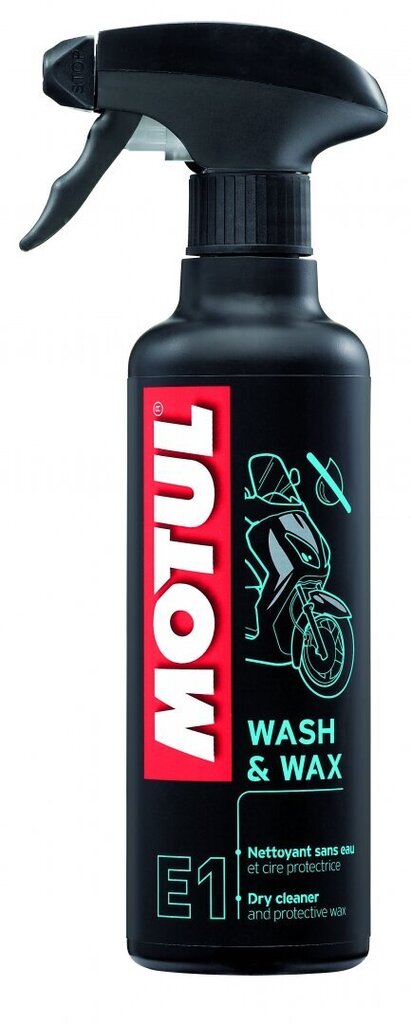 Puhastusvahend MOTUL Wash & Wax E1 0,4ltr (102996) цена и информация | Mootoriõlid | kaup24.ee