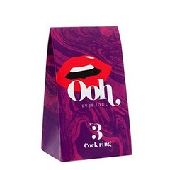 Ooh BY JE JOUE - LARGE COCK RING CASE ELECTRIC BLUE цена и информация | Эрекционные кольца, насадки на пенис | kaup24.ee