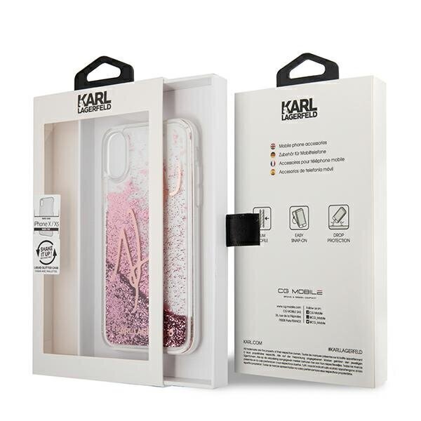 Telefoniümbris Karl Lagerfeld iPhone X/ iPhone XS KLHCPXTRKSRG цена и информация | Telefoni kaaned, ümbrised | kaup24.ee