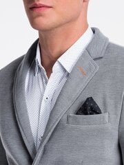 Элегантный мужской пиджак Омбре M80 серый цена и информация | Мужские пиджаки | kaup24.ee