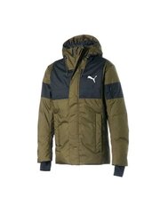 Meeste vabaaja jope Puma 650 Protective Down Jacket Dark Olive 84828650 цена и информация | Мужские куртки | kaup24.ee