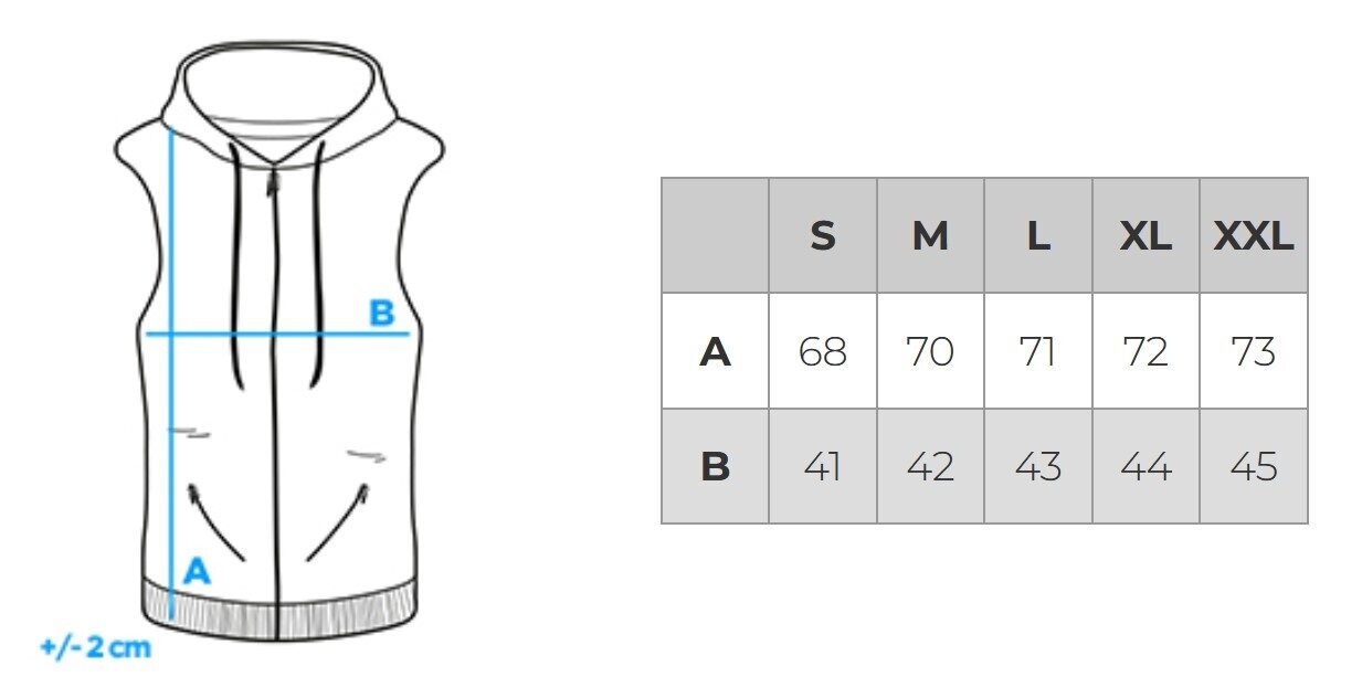 Kapuutsiga meeste vest Ombre V53 pruun цена и информация | Meeste vestid | kaup24.ee