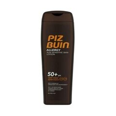 Piz Buin Лосьон для загара для чувствительной кожи Allergy SPF 50+ (Sun Sensitive Skin Lotion) Sensitiv (Лосьон для чувствительной к солнцу кожи) 200 мл цена и информация | Кремы от загара | kaup24.ee