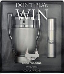 Paco Rabanne Invictus - EDT 100 ml + EDT 10 ml hind ja info | Meeste parfüümid | kaup24.ee