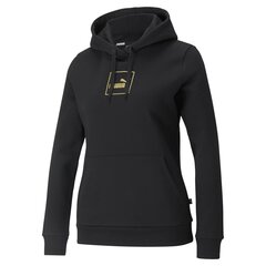 Naiste džemper Puma Holiday Hoodie FL 589549014063699402117, must hind ja info | Naiste pusad | kaup24.ee