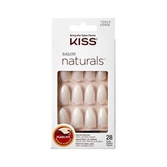 Kiss Värvimiseks sobivad naturaalsed küüned 70910 Salon Natura ls (Nails) 28 tk цена и информация | Средства для маникюра и педикюра | kaup24.ee