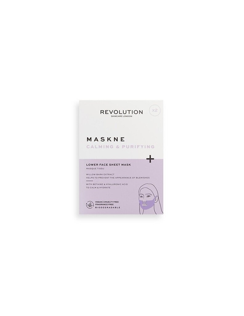 Revolution Skincare Masking Calming & Purifying (Alumine näomask) 2 tk цена и информация | Näomaskid, silmamaskid | kaup24.ee