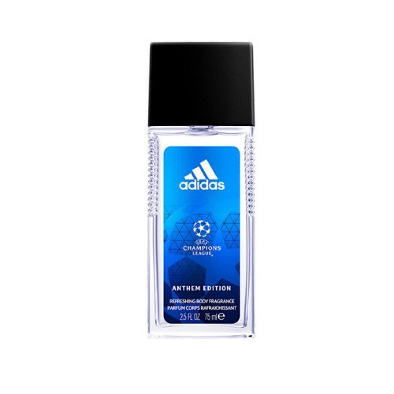 Pihustatav deodorant Adidas UEFA Champions League, 75 ml цена и информация | Lõhnastatud kosmeetika meestele | kaup24.ee