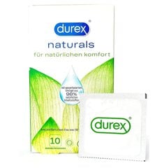 Презервативы DUREX Naturals, 10 шт. цена и информация | Презервативы | kaup24.ee