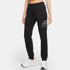 Naiste spordipüksid Nike Sportswear Fleece Joggers W DD5842 010, mustad hind ja info | Naiste spordiriided | kaup24.ee