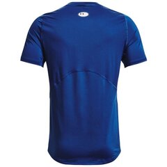 Meeste T-särk Under Armor Heatgear Armor Fitted Short Sleeve M 1361683432, sinine цена и информация | Мужские футболки | kaup24.ee