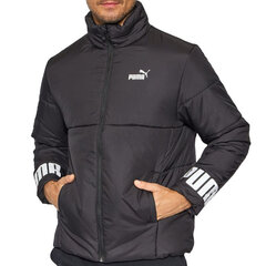 Мужская спортивная куртка Puma Essentials Padded Jacket M 587689-01, цвет черный цена и информация | Мужские куртки | kaup24.ee