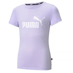Laste T-särk Puma ESS Logo Tee Jr 587029 16, lilla цена и информация | Рубашки для мальчиков | kaup24.ee
