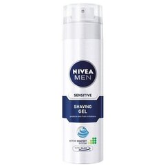 Nivea Sensitiv e Instant Protection (raseerimisgeel) 200 ml hind ja info | Raseerimisvahendid | kaup24.ee