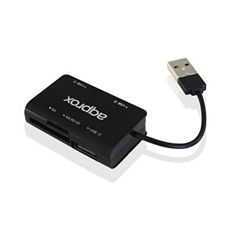 approx! AAOAUS0122, SD/Micro SD/USB 2.0 hind ja info | USB jagajad, adapterid | kaup24.ee