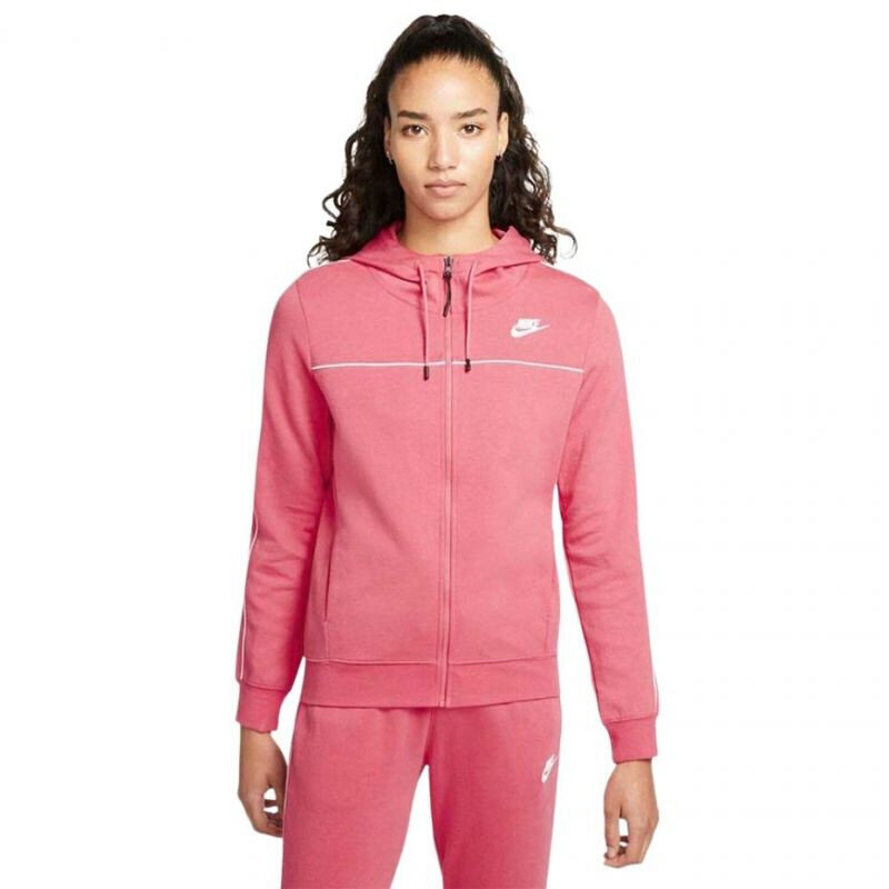 Naiste dressipluus Nike Nsw Mlnm Essential Flicee FZ Hoody Sweatshirt W CZ8338 622, roosa цена и информация | Naiste spordiriided | kaup24.ee