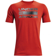 Футболка спортивная мужская Under Armour T-shirt M 1329 582 839, красная цена и информация | Мужская спортивная одежда | kaup24.ee