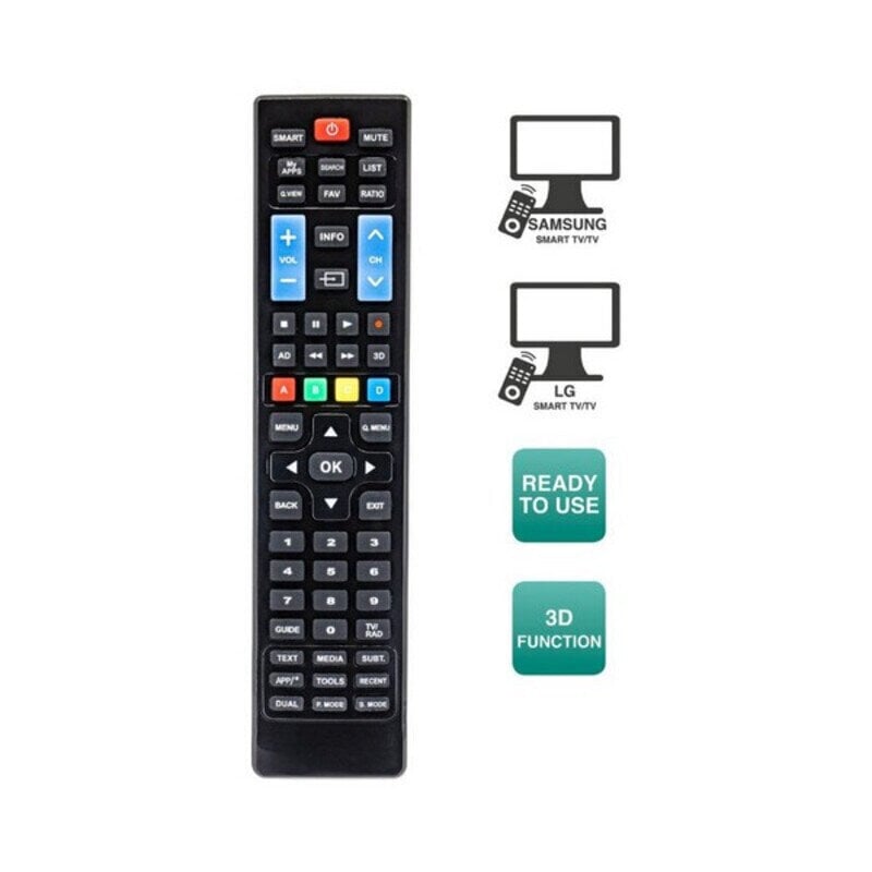 Kaugjuhtimispult Ewent EW1575 Smart TV цена и информация | Nutiseadmed ja aksessuaarid | kaup24.ee