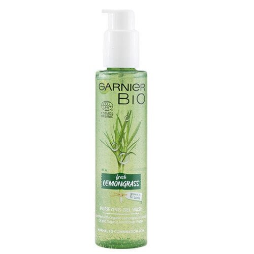 Garnier Puhastusgeel normaalsele ja kombineeritud nahale Organic Fresh Lemongrass (Purifying Gel Wash) 150 ml hind ja info | Näopuhastusvahendid | kaup24.ee