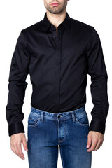 Мужская рубашка Armani Exchange, черная цена и информация | Мужские рубашки | kaup24.ee