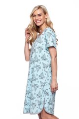 Хлопковая ночная рубашка для женщин Sevgi 3133-35, синий цена и информация | Женские пижамы, ночнушки | kaup24.ee