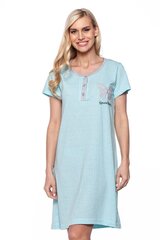 Хлопковая ночная рубашка для женщин Sevgi 354-367, синий цена и информация | Женские пижамы, ночнушки | kaup24.ee