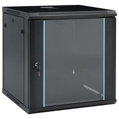 vidaXL 12U seinale paigaldatav võrgukapp 19" IP20 600 x 600 x 640 mm hind ja info | Robootika, konstruktorid ja tarvikud | kaup24.ee