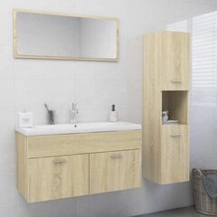 Комплект мебели для ванной, цвет дуба цена и информация | Комплекты в ванную | kaup24.ee