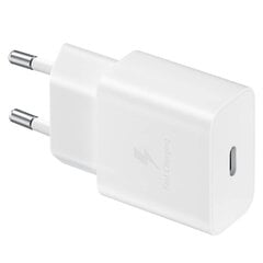 Samsungi 15 W toiteadapter EP-T1510NWEGEU valge (EU blister) цена и информация | Зарядные устройства для телефонов | kaup24.ee