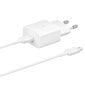 Samsung 15W toiteadapter valge EP-T1510XWEGEU hind ja info | Mobiiltelefonide laadijad | kaup24.ee