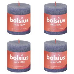 Bolsius sammasküünlad Shine 6 tk 80 x 68 mm sinine цена и информация | Подсвечники, свечи | kaup24.ee