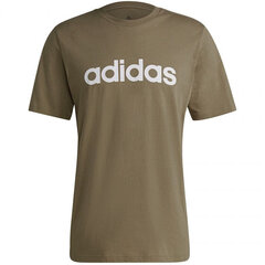 Футболка мужская Tee adidas Essentials Embr M H12200, коричневая цена и информация | Мужские футболки | kaup24.ee