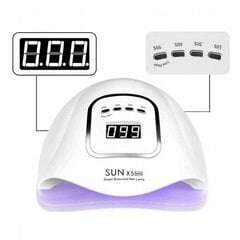 Лампа для ногтей Sun X5 Max LED/UV 150Вт, розовая цена и информация | Аппараты для маникюра и педикюра | kaup24.ee