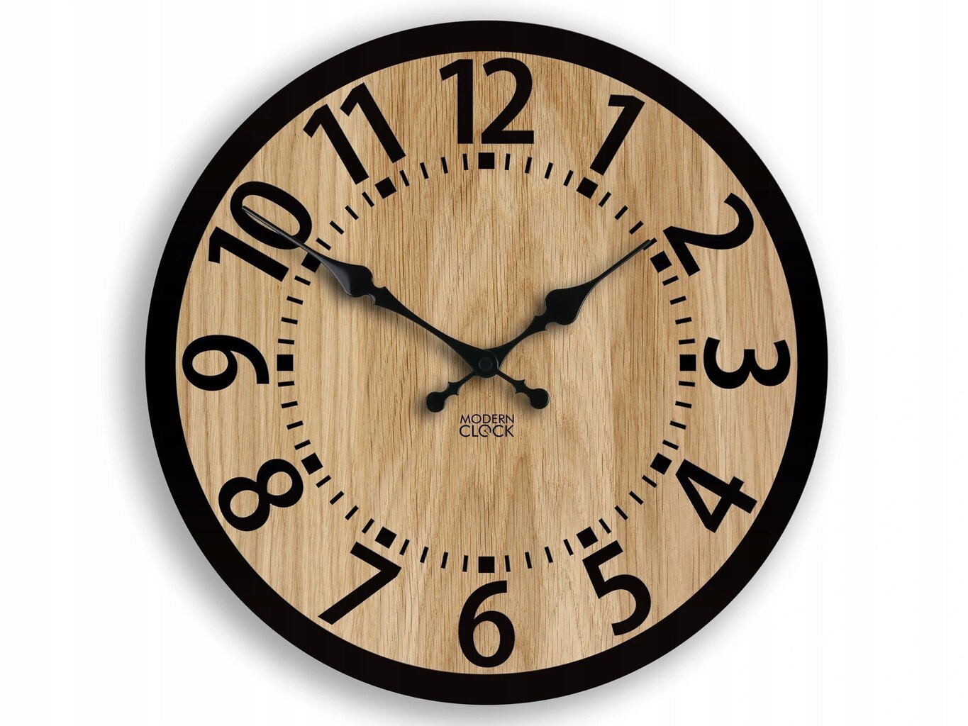 Tammepuidust seinakell ModernClock 33cm hind ja info | Kellad | kaup24.ee