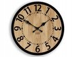 Tammepuidust seinakell ModernClock 33cm hind ja info | Kellad | kaup24.ee