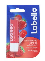 Бальзам для губ с ароматом клубники  Labello Strawberry Shine 5.5 мл цена и информация | Помады, бальзамы, блеск для губ | kaup24.ee