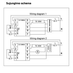 Avariivalgustusmoodul kuni 36W luminestsentslambi valgustile. Integreeritud aku kuni 90 minutit hädaolukorras hind ja info | Süvistatavad ja LED valgustid | kaup24.ee